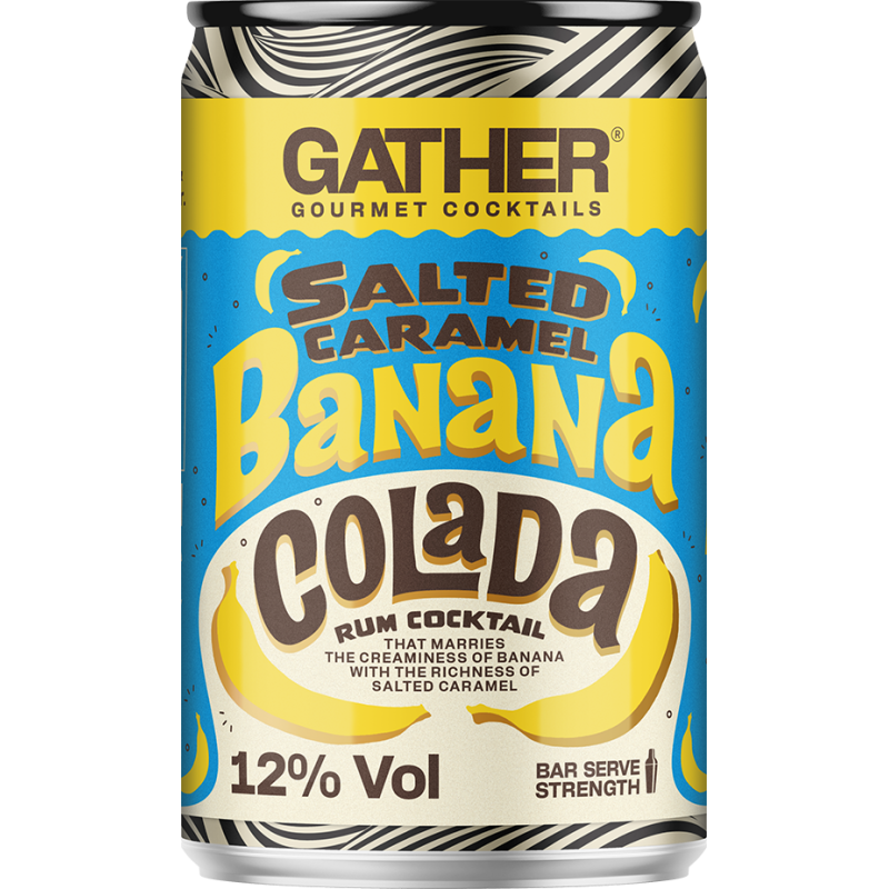 Salted Caramel Banana Colada Gather