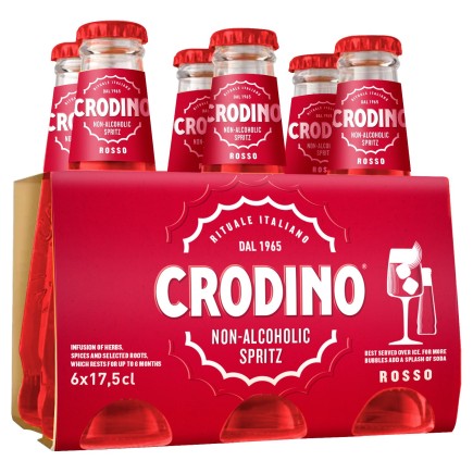 Crodino Rouge / Rot 4 x 6 x 0,175 lit