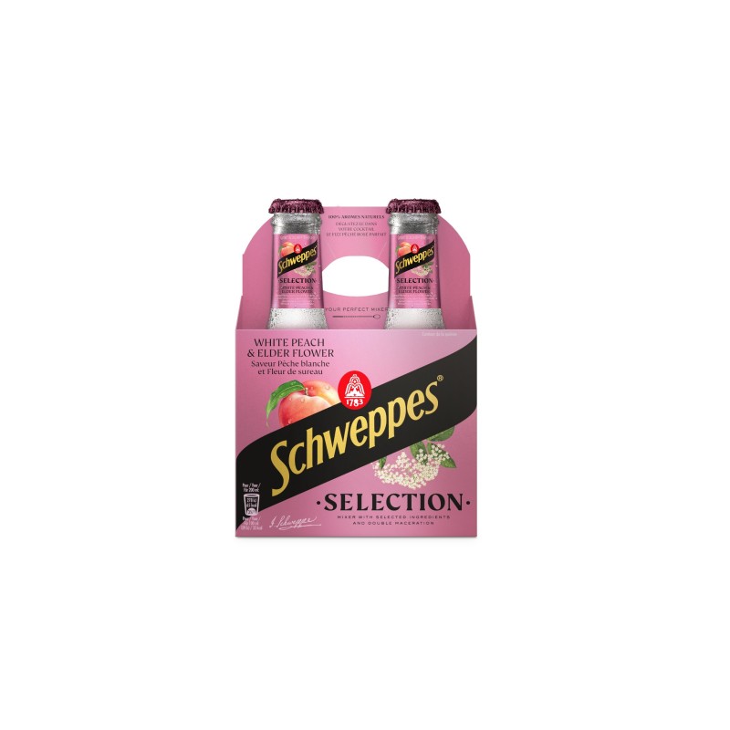 Schweppes Selection White Peach & Elderflower
