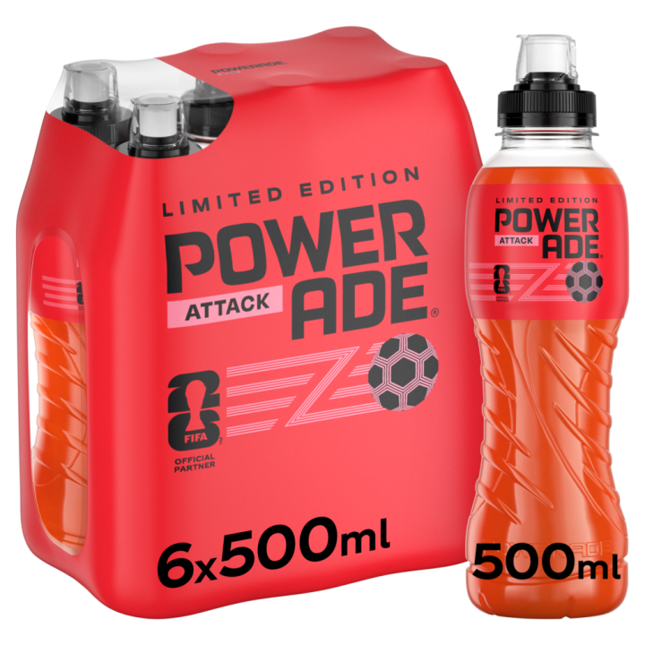 Powerade Fifa Attack 4 x 6 x 0.5 lit Pet