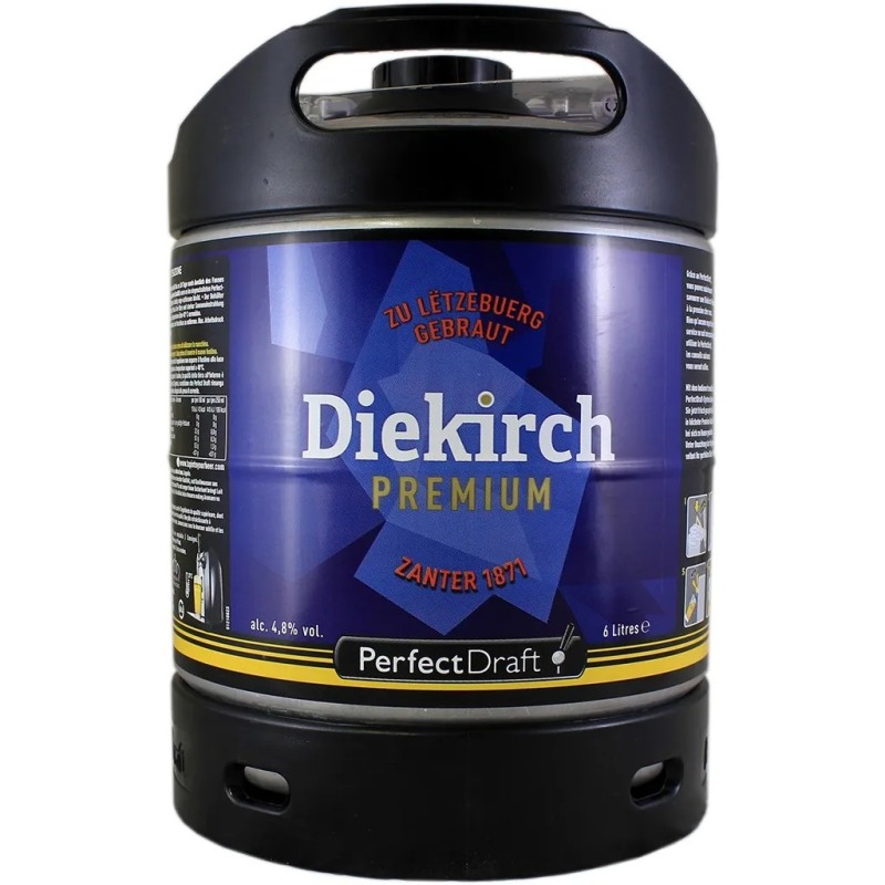 Diekirch Perfect Draft Fass 6 Lit.