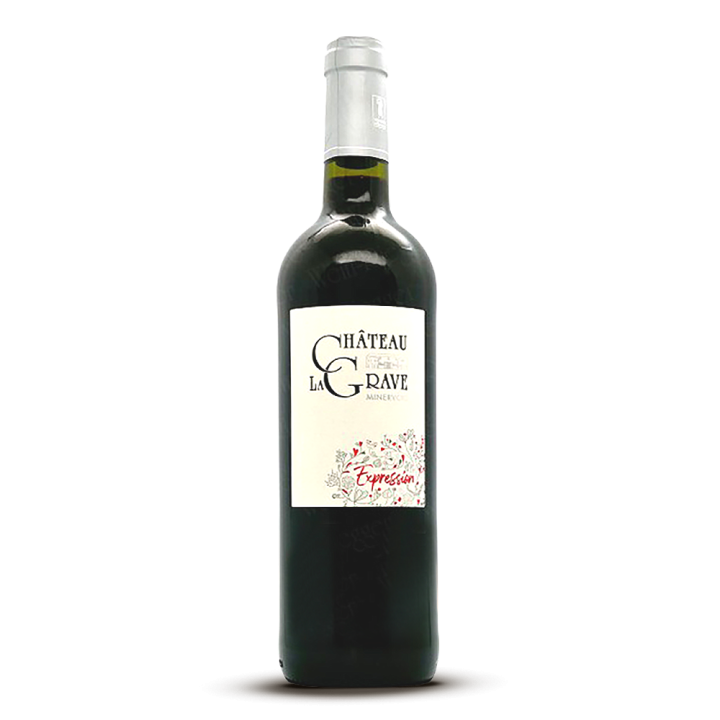 Cuvée Expression Aop Minervois 2022 Château la Grave 0,75 lit.