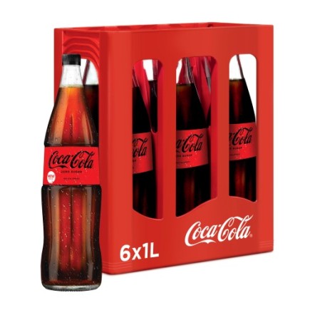 Cola Zero 6 x 1 Lit. Vc.