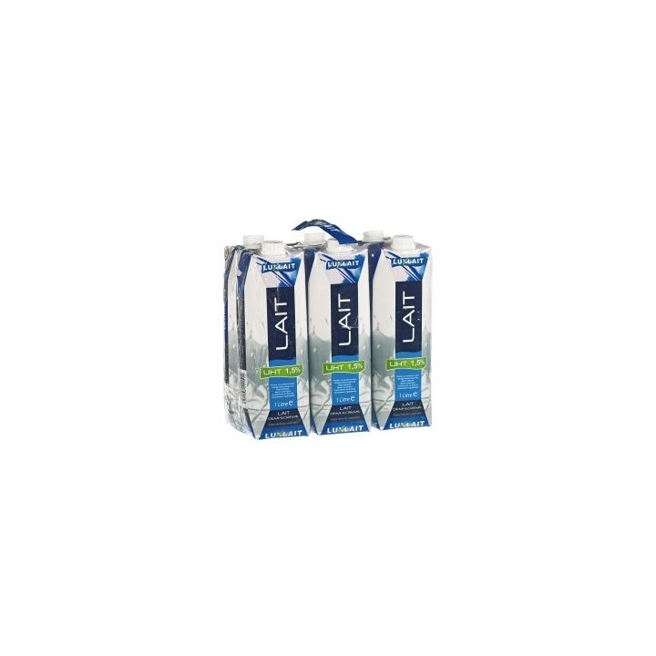 Luxlait UHT 1,5 % 6 x 1 Lit.