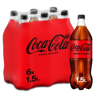Cola Zero 6 x 1,5 Lit. PET.