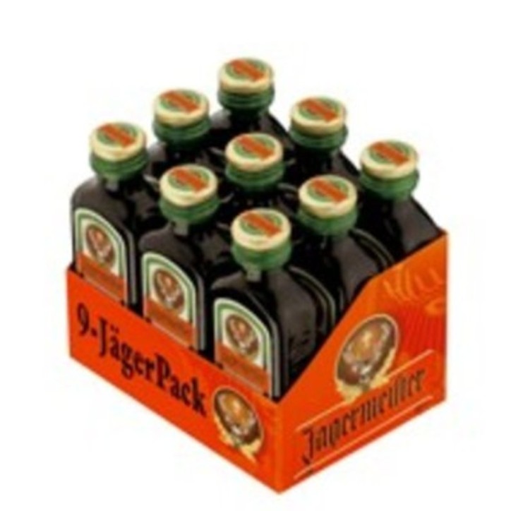 Jägermeister 9 x 0,02 Lit. Jägermeister 9 x 0,02 Lit.
