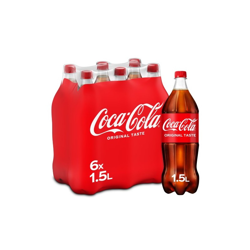 Coca Cola 6 x 1,5 Lit. PET.