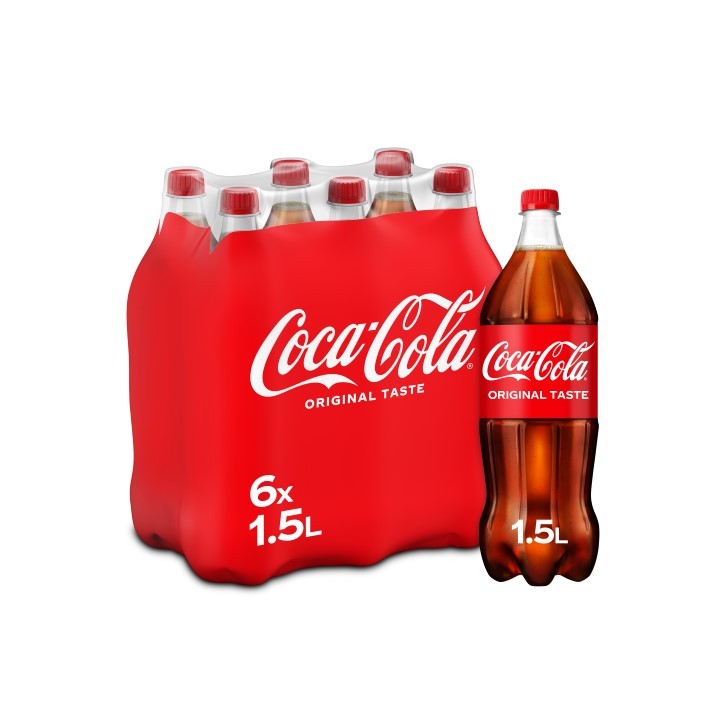 Coca Cola 6 x 1,5 Lit. PET.
