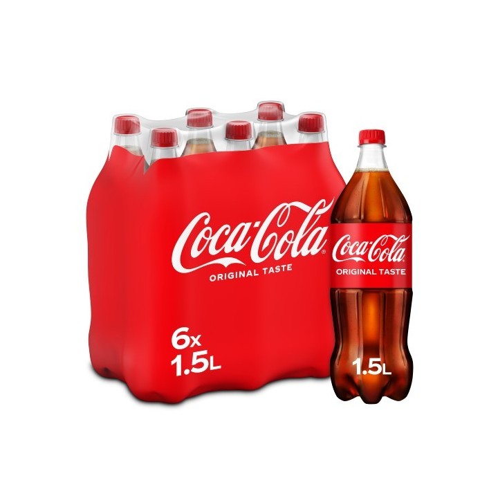 Coca Cola 6 x 1,5 Lit. PET.