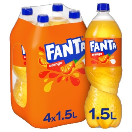 Fanta 4 x 1,5 Lit. PET.