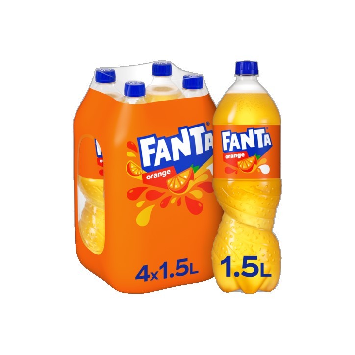 Fanta 4 x 1,5 Lit. PET. Fanta 4 x 1,5 Lit. PET.