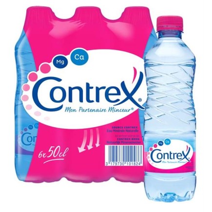 Contrex 4 x 6 x 0,50 lit. PET.