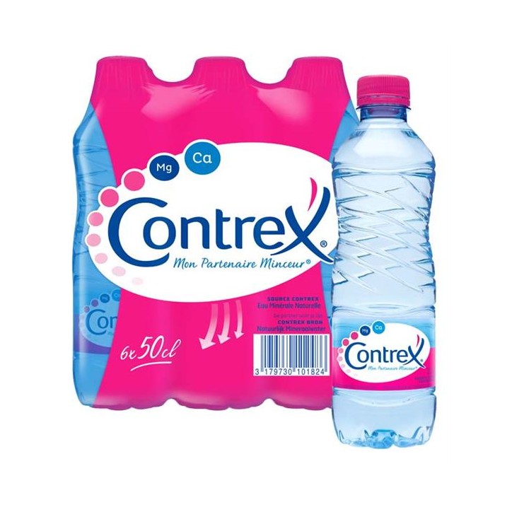 Contrex 4 x 6 x 0,50 lit. PET.