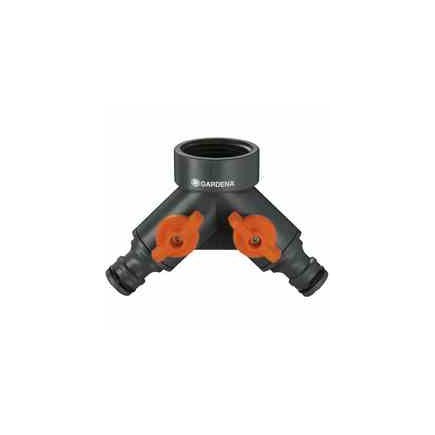 Zwei-Wege-Ventil 13mm 1/2 Ø- Hahn 26,5 mm 3/4 Ø