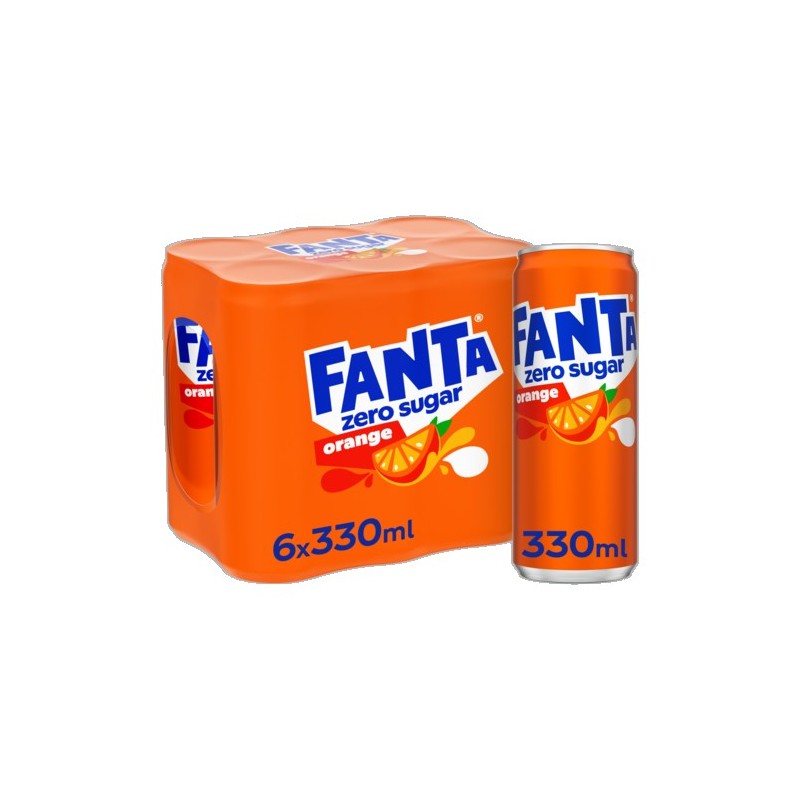 Fanta Zero 4 x 6 x 0,33 Lit. Dose