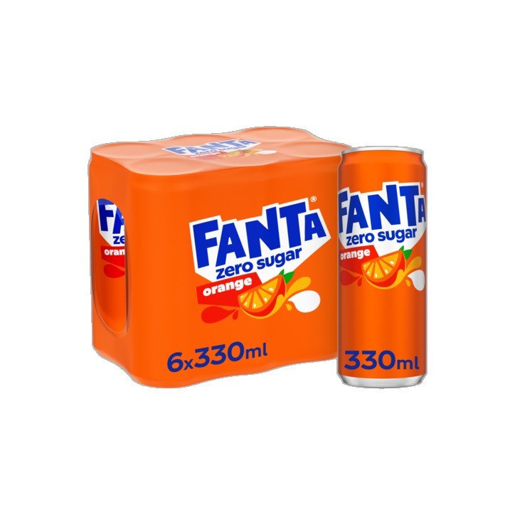 Fanta Zero 4 x 6 x 0,33 Lit. Dose