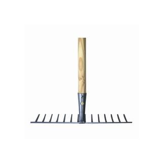 Gartenrechen 34,5 cm 14 Zinken mit Stiel 1400 mm