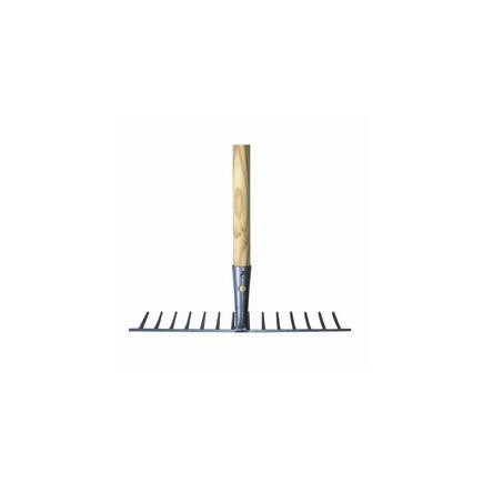 Gartenrechen 34,5 cm 14 Zinken mit Stiel 1400 mm