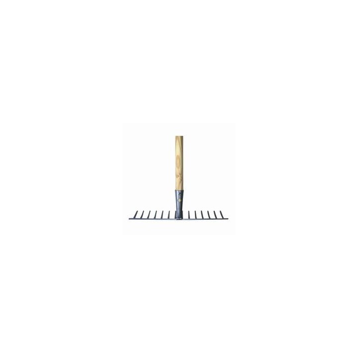 Gartenrechen 34,5 cm 14 Zinken mit Stiel 1400 mm