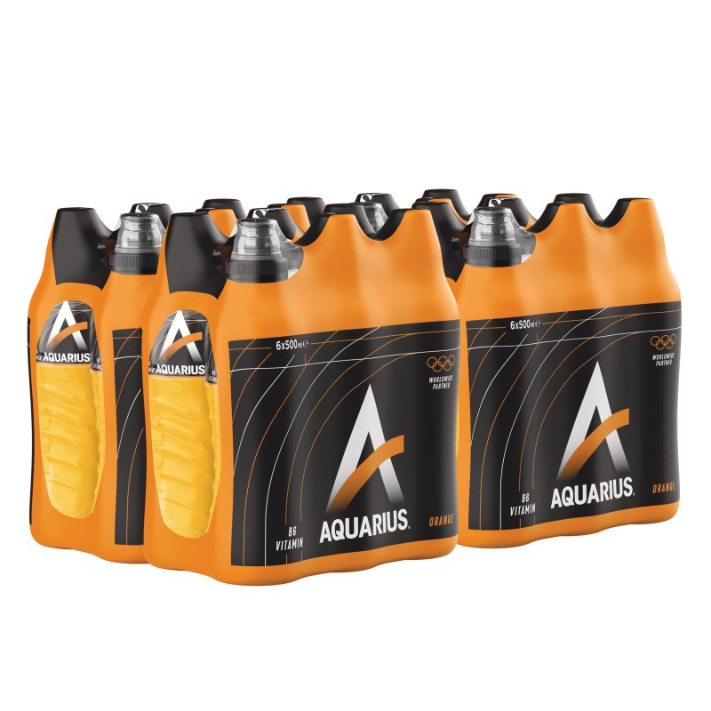 Aquarius Orange 4 X 6 X 0.5 Lit. PET.