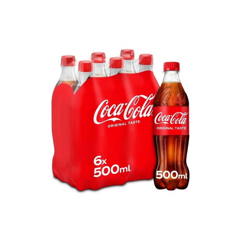 Coca Cola 4 x 6 x 0,5 Lit. PET.