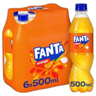Fanta 4 x 6 x 0,5 Lit. PET.