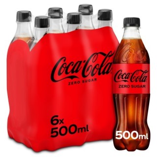 Cola Zero 4 x 6 x 0,5 Lit. PET.