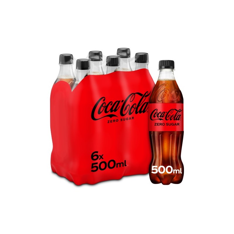 Cola Zero 4 x 6 x 0,5 Lit. PET.