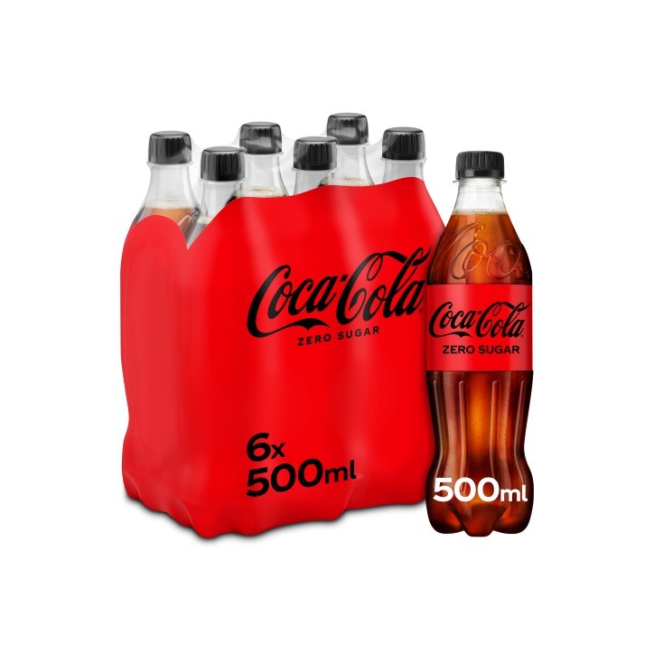 Cola Zero 4 x 6 x 0,5 Lit. PET. Cola Zero 4 x 6 x 0,5 Lit. PET.
