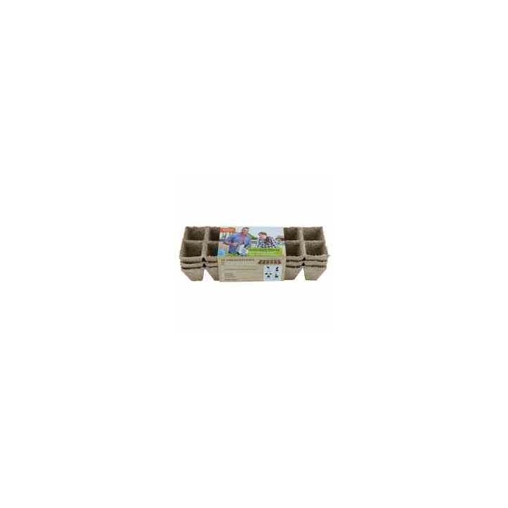 Anzuchttopf Bio quadratisch 36 x 5 cm Ø