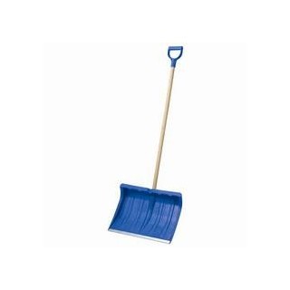 Schneeschieber 50 cm blau Kunststoff