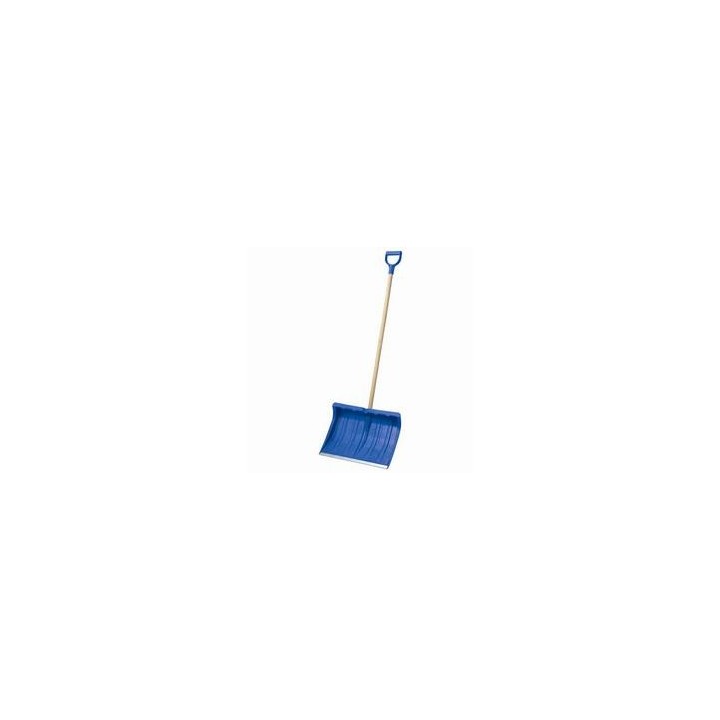 Schneeschieber 50 cm blau Kunststoff